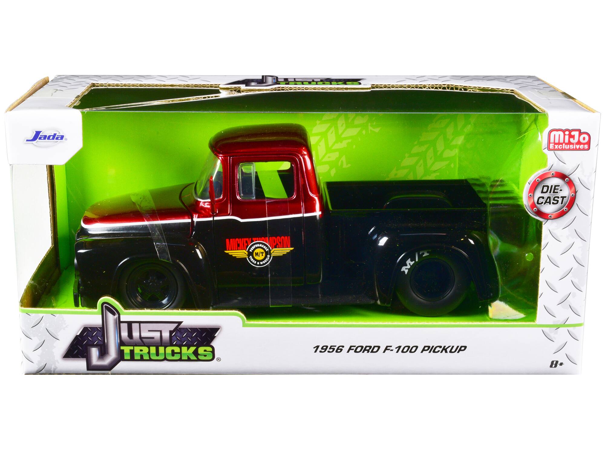 Jada - MiJo Exclusives DIE-CAST MICKEY THOMPSON M/T 00 PICKUP 1956 FORD F-100 PICKUP 8+
