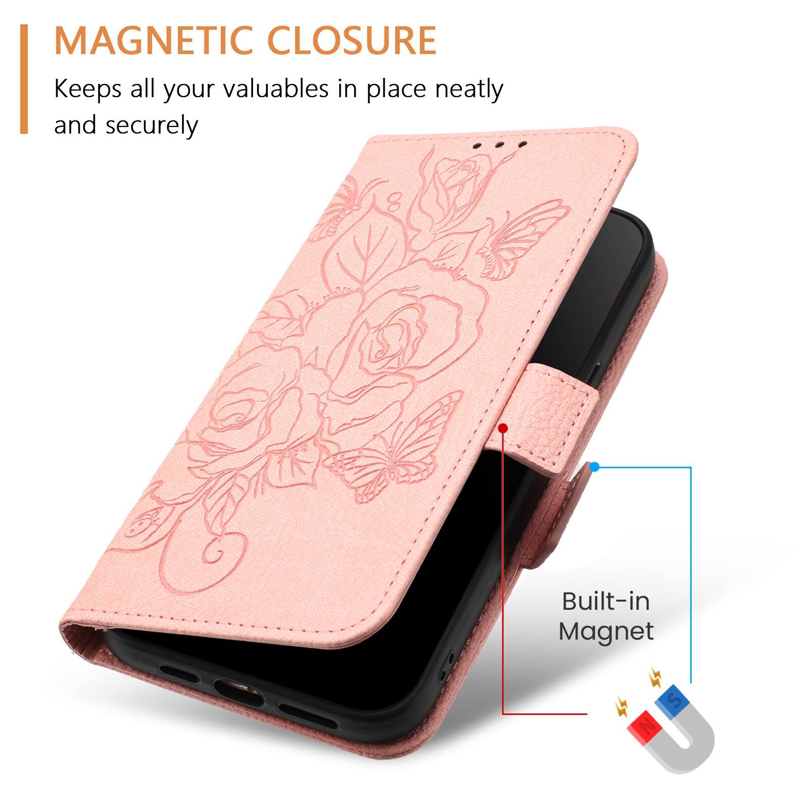 MAGNETIC CLOSURE  
Keeps all your valuables in place neatly and securely  

Built-in Magnet