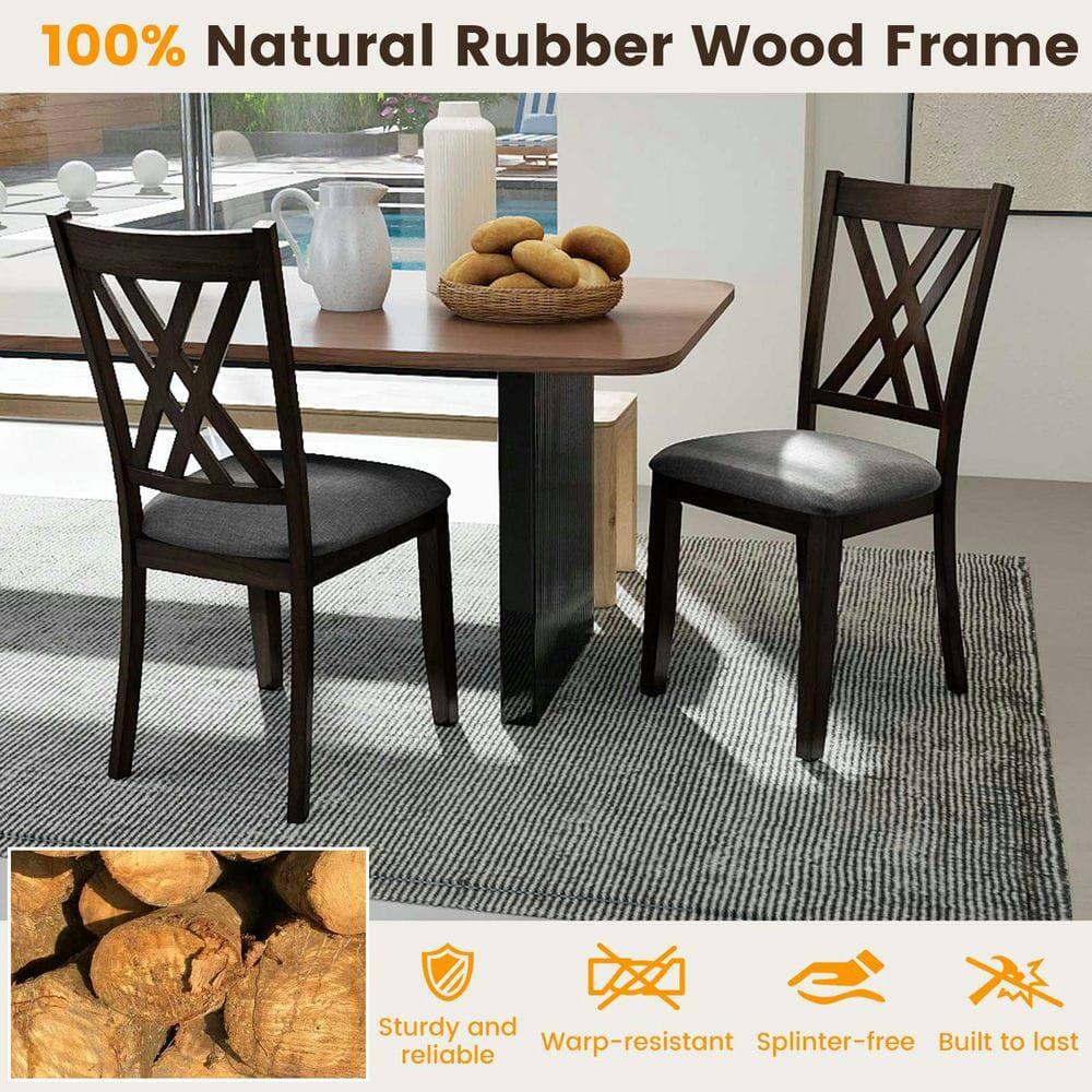 100% Natural Rubber Wood Frame

Sturdy and Warp-resistant Splinter-free Built to last reliable