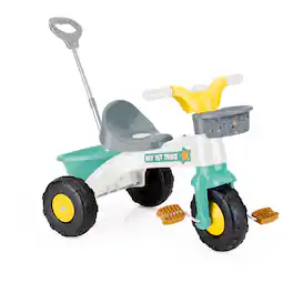 Dolu - Trike for Toddlers, Tricycle for Kids, Ride-On Toy with Parent Handle - White