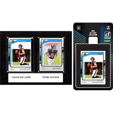 NF 2024 NFL TEAM COLLECTION NFLPA 0 DONRUSS A.GIDA.. TE n PRL R K2 - PASINI 3P 5 15 SEL CHISS - Ino... i.es CALEB WILLIAMS - SNEAUE ..... ROME BOUNZE CALEB WILLIAMS ROME ODUNZE - ..... ..... CALEB WILLIAMS
CALEB WILLIAMS
ROME ODUNZE
2024 NFL TEAM COLLECTION
DONRUSS
PANINI
