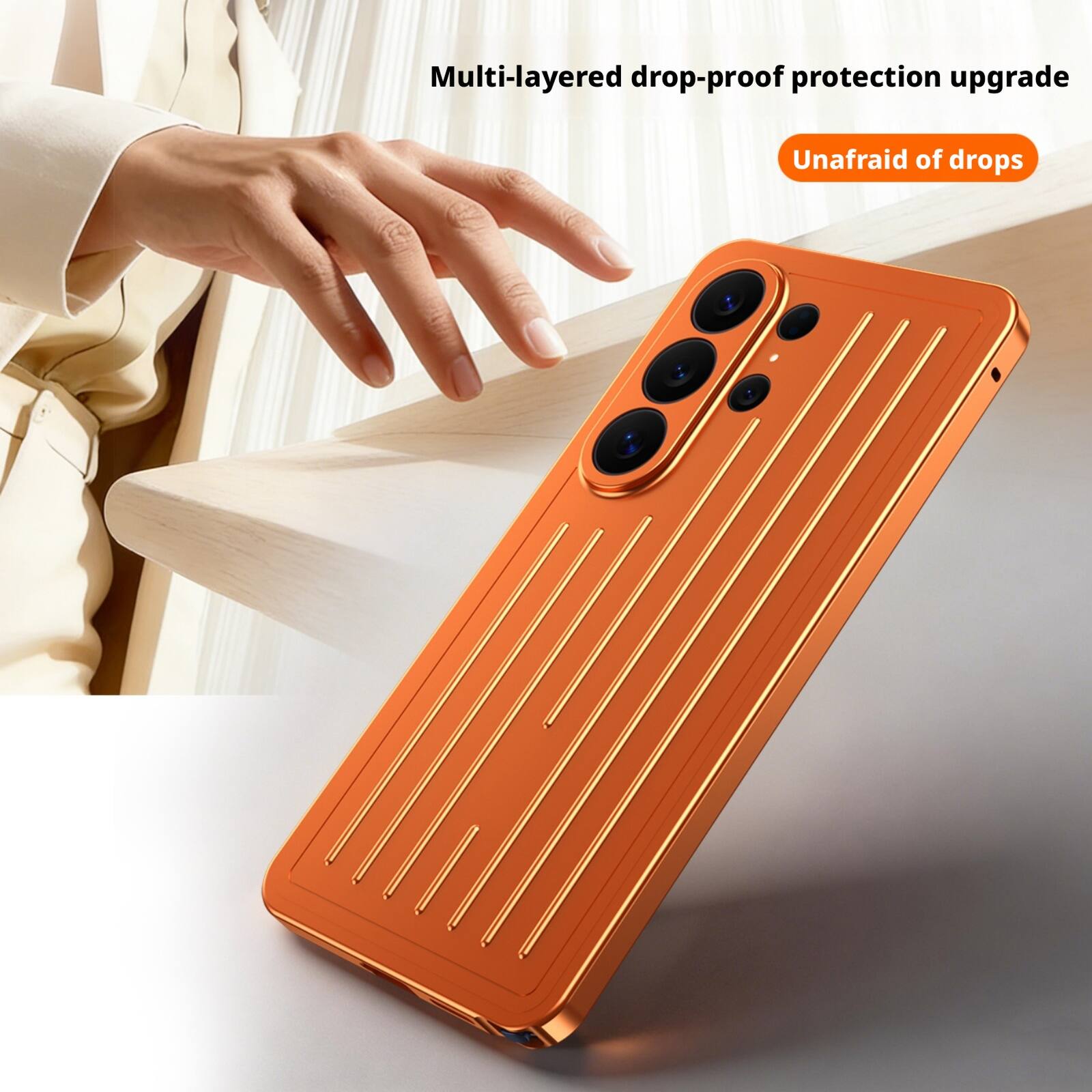 Multi-layered drop-proof protection upgrade  
Unafraid of drops