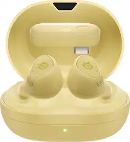 SteelSeries - Arctis GameBuds True Wireless In-Ear Gaming Earbuds with 2.4GHz/Bluetooth for PS5/PS4, PC, Switch and Switch 2 - Yuzu