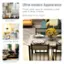 Ultra-modern Appearance: Provide ample space for entertaining a small group of family or friends. Easily blend in any decors.

Kitchen:

Living Room:

Restaurant: