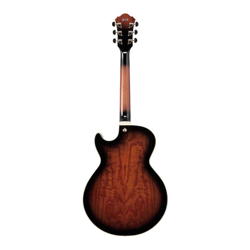 Left. Ibanez - Ibanez AG Artcore Expressionist 6 String Electric Guitar (Dark Brown Sunburst).