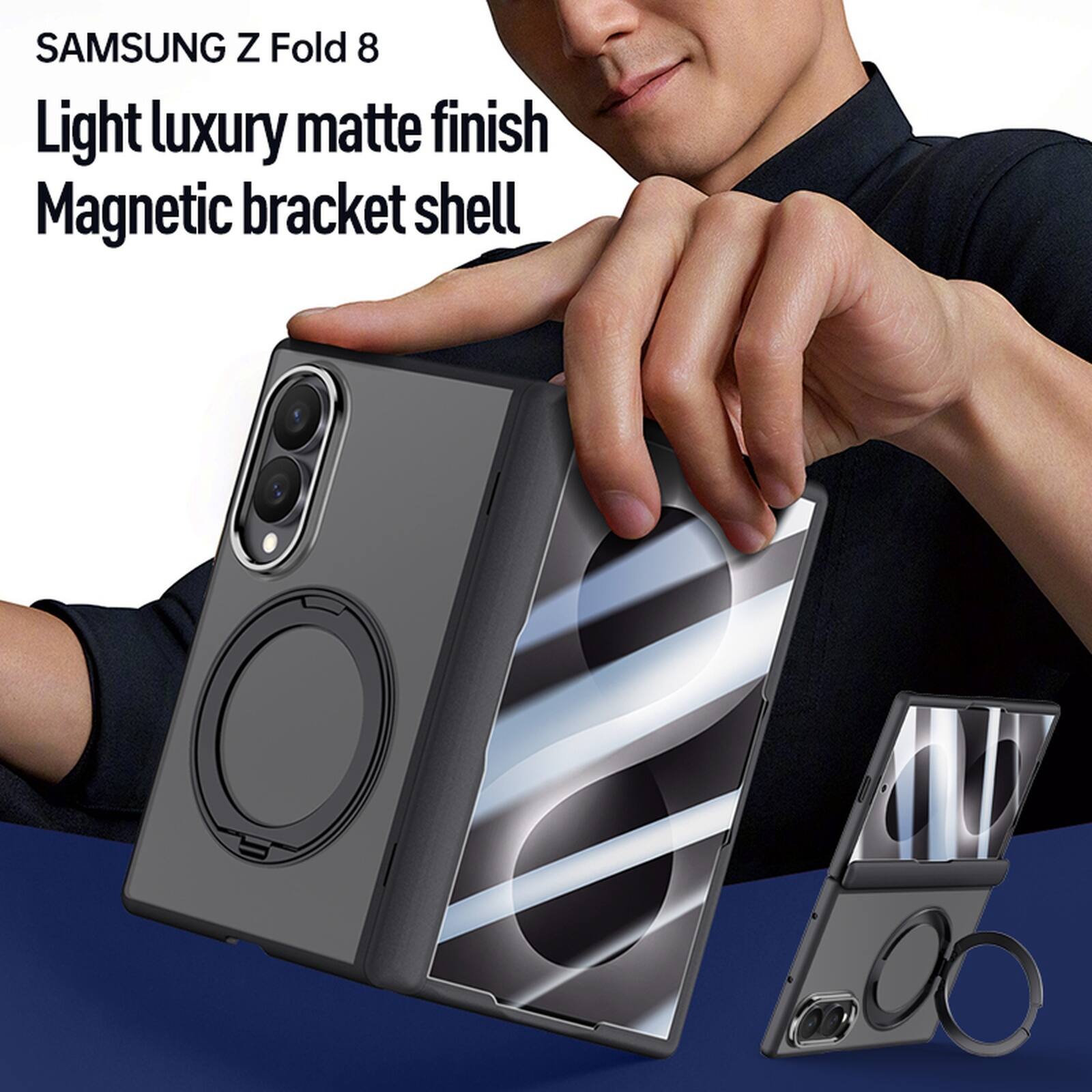 SAMSUNG Z Fold 8  
Light luxury matte finish  
Magnetic bracket shell