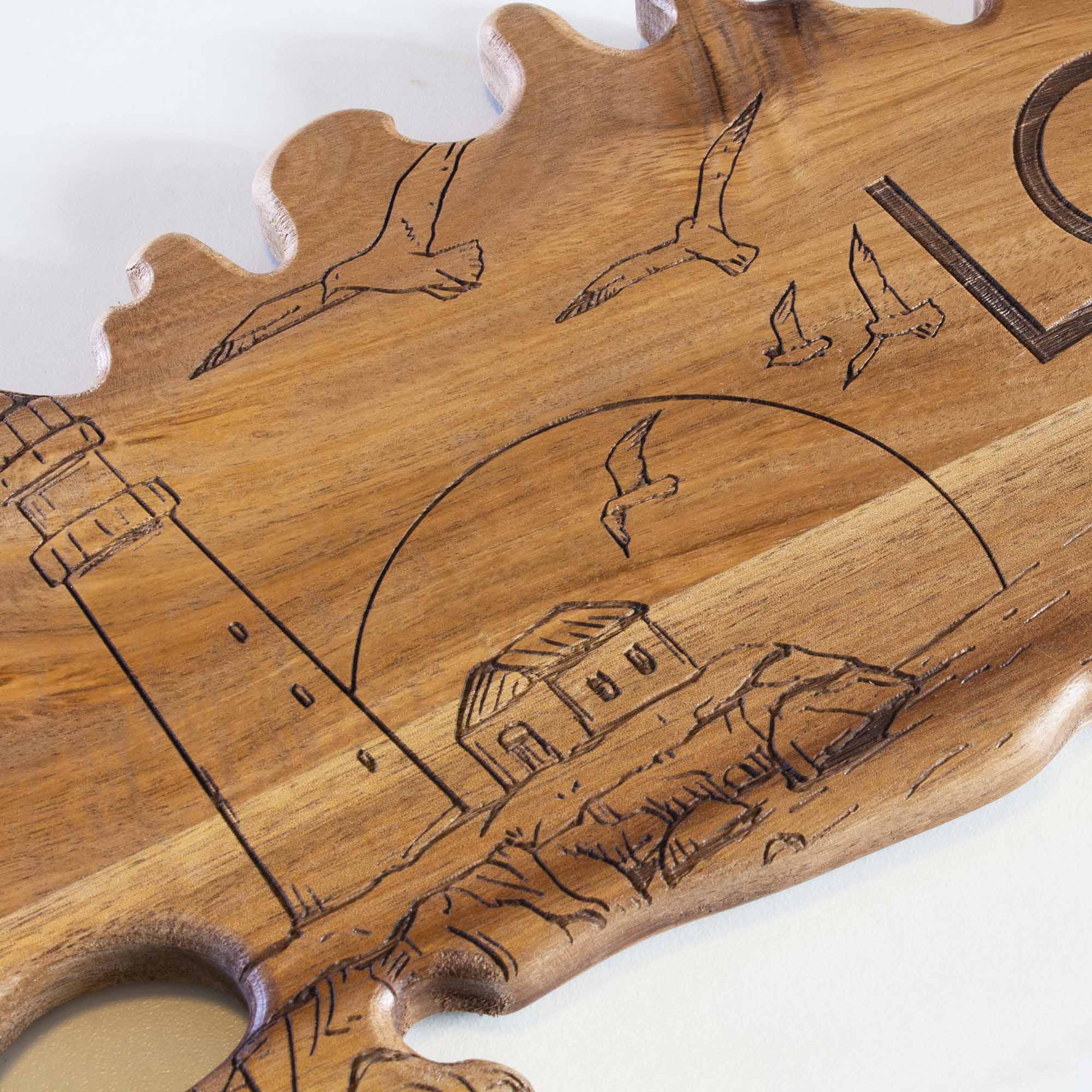 Alt View 1. Rock & Branch - Origins Series Long Island Cutting Board.