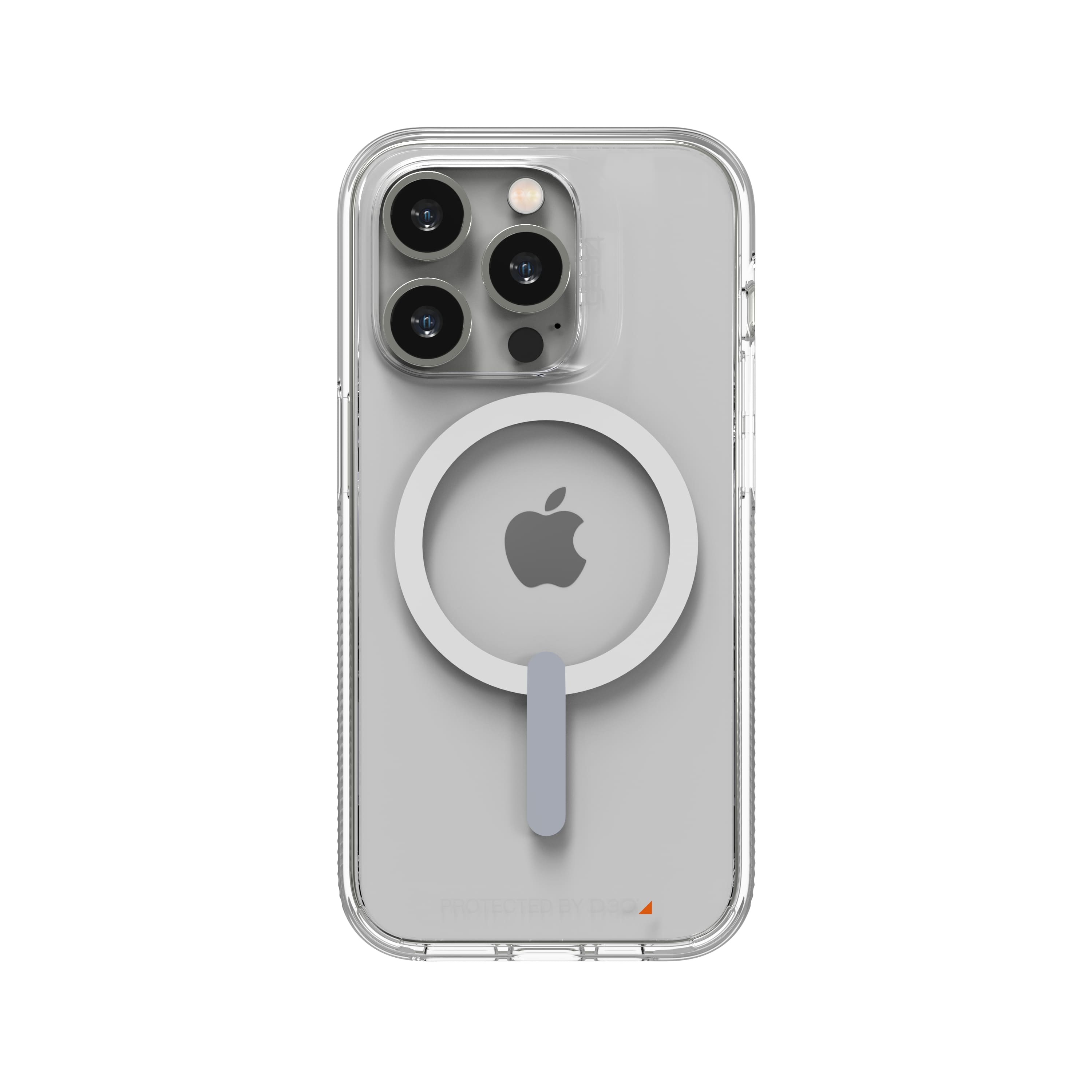Front. ZAGG - Gear4 Crystal Palace Snap MagSafe Compatible Case for Apple iPhone 14 Pro - Clear.
