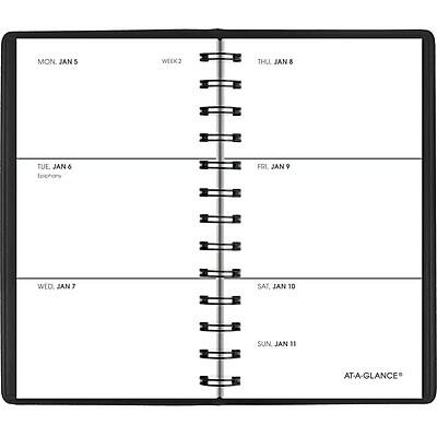 MON. JAN 5  
TUE. JAN 6  
WED. JAN 7  
THU. JAN 8  
FRI. JAN 9  
SAT. JAN 10  
SUN. JAN 11  

WEEK 2  

AT-A-GLANCE®