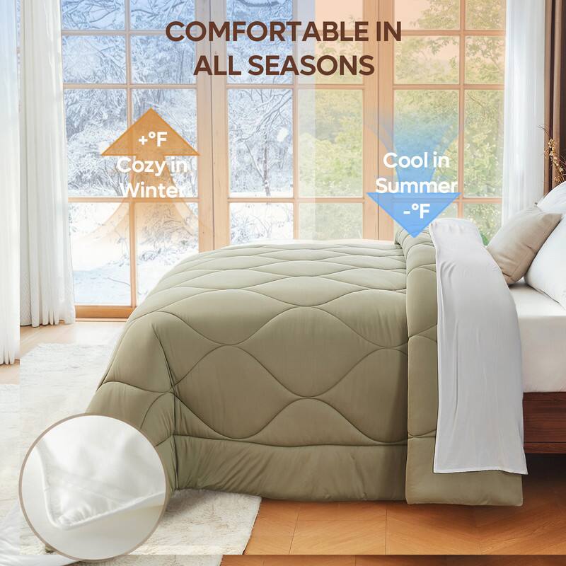 COMFORTABLE IN ALL SEASONS

+°F Cozy in Winter

-°F Cool in Summer