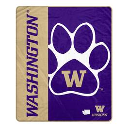 Pegasus - Washington Huskies 50" x 60" Endzone Ultra Soft Throw Blanket - Multicolor
