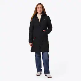 Mobile Warming - App Controlled Women's Meridian Heated Jacket - Black