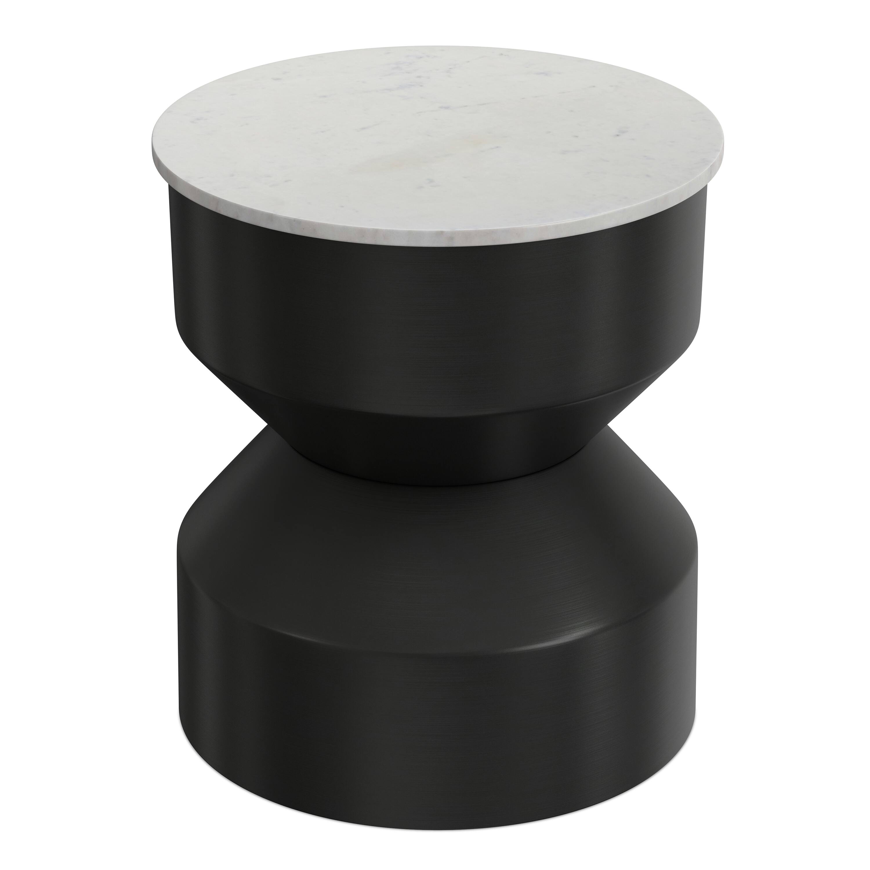 Alt View 3. Simpli Home - Maxine Side Table - Black, White.