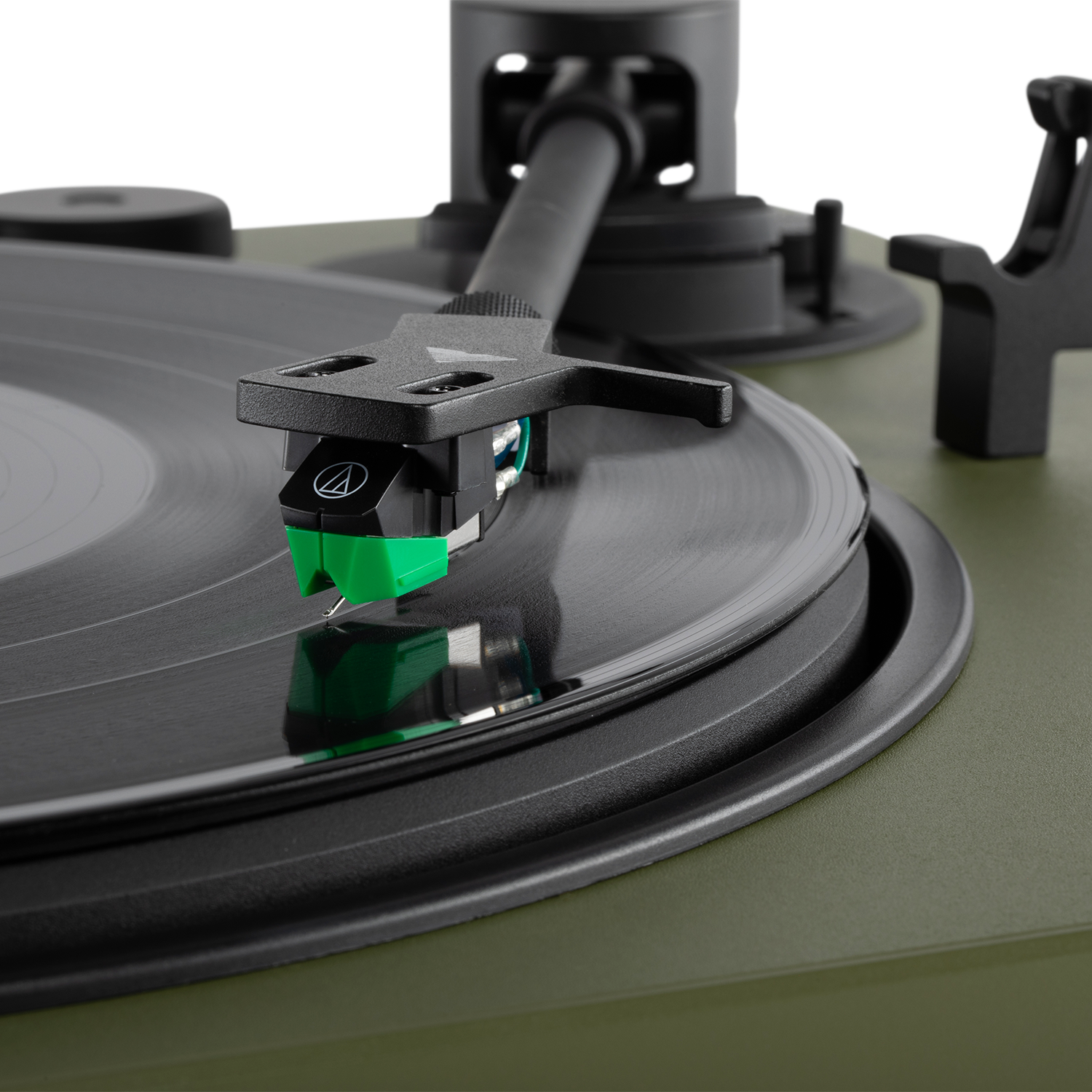 Alt View 10. Victrola - Victrola Wave Bluetooth Turntable with Auracast - Green.