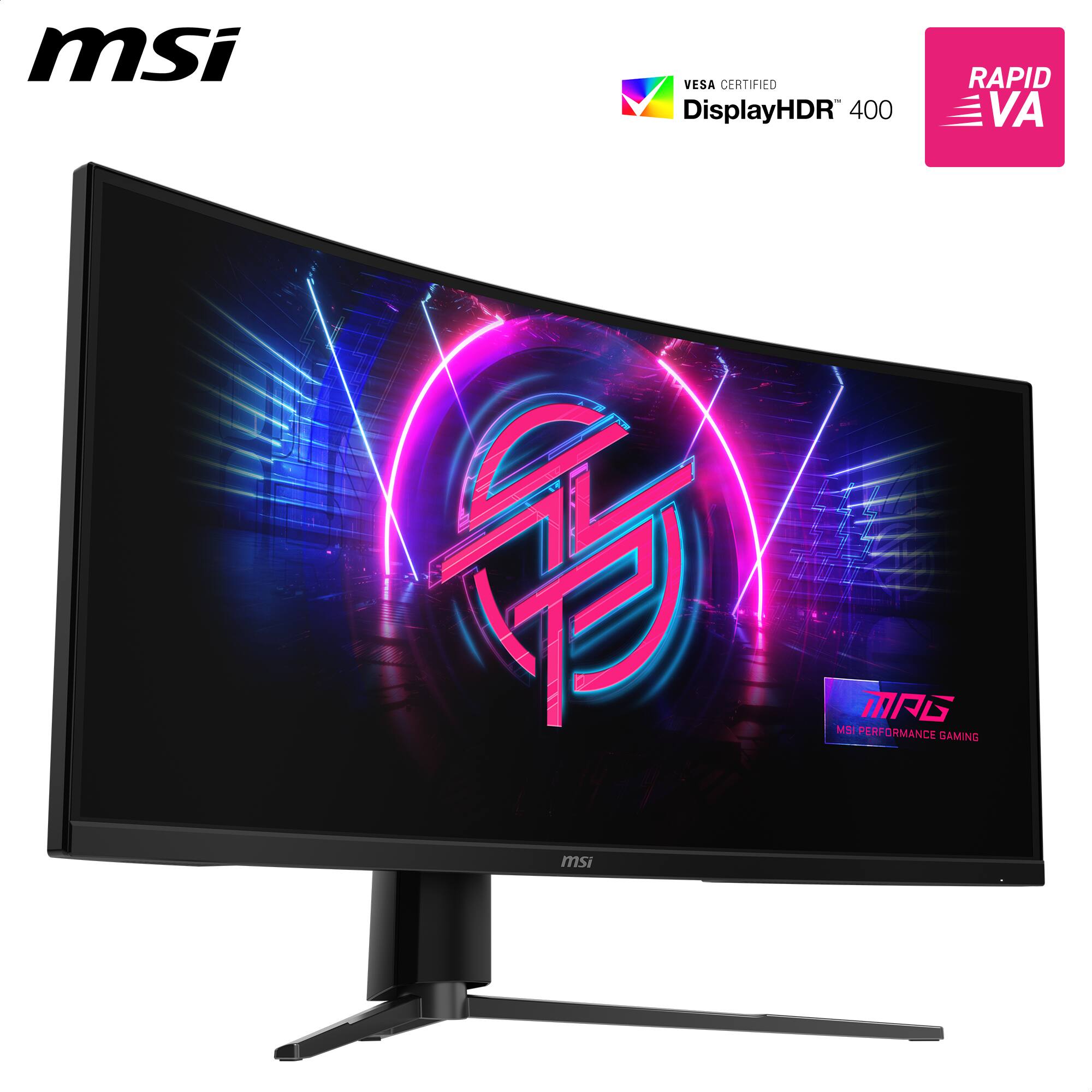 msi, VESA CERTIFIED DisplayHDR 400, RAPID VA, MSI PERFORMANCE GAMING
