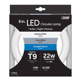 FEIT ELECTRIC - T9 Bi-Pin LED Tube Light Color Changing 22 Watt Equivalence 1 pk