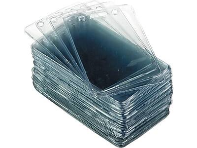 Alt View 1. Advantus - ID Badge Holders, Clear, 50/Pack (75451) - Clear.