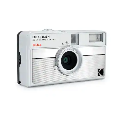 EKTAR H35N HALF FRAME CAMERA
Kodak
3.4 ASPHERICAL LENS
F=22mm