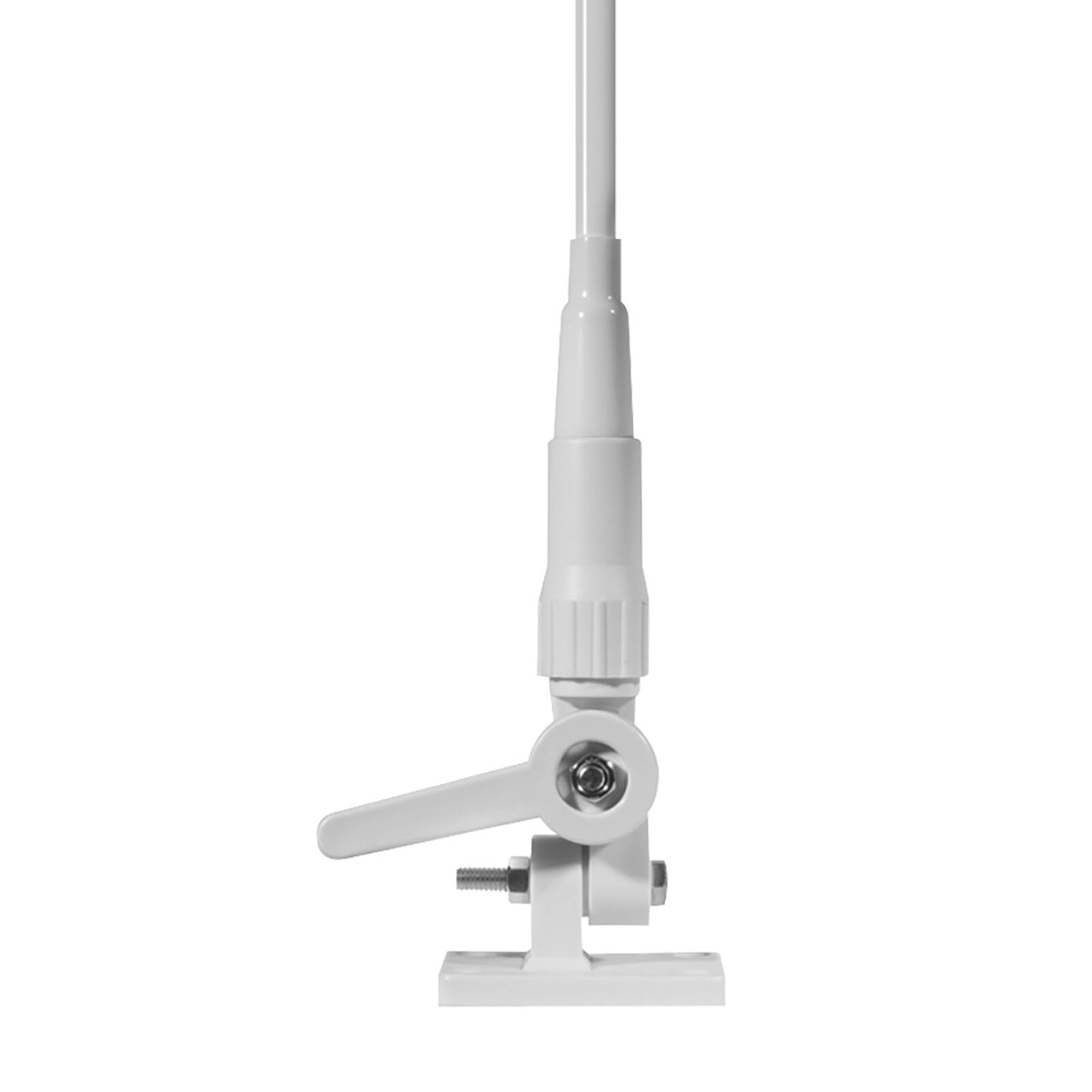 Alt View 2. Cobra - Exterior Fixed-Mount Marine Antenna for Most VHF Marine Radios - White.