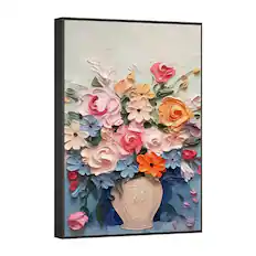 Front. Thomson - QY-BG002 BB68405- Wall Art Wireless Bluetooth True Wireless Stereo Speaker built in battery - Black + Fabric.