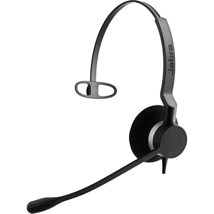 Alt View 4. Jabra - Jabra BIZ 2300 USB UC Wired Mono Headset - Mono - USB - Wired - Over-the-head - Monaural - Supra-aural - Noise - Black.