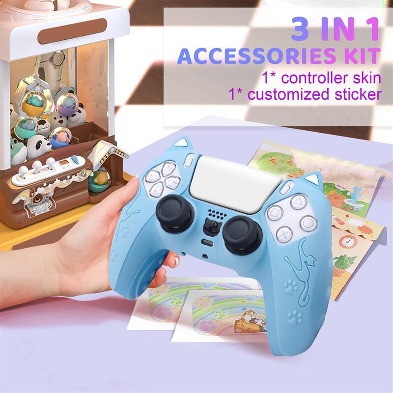 3 IN 1 ACCESSORIES KIT  
1* controller skin  
1* customized sticker