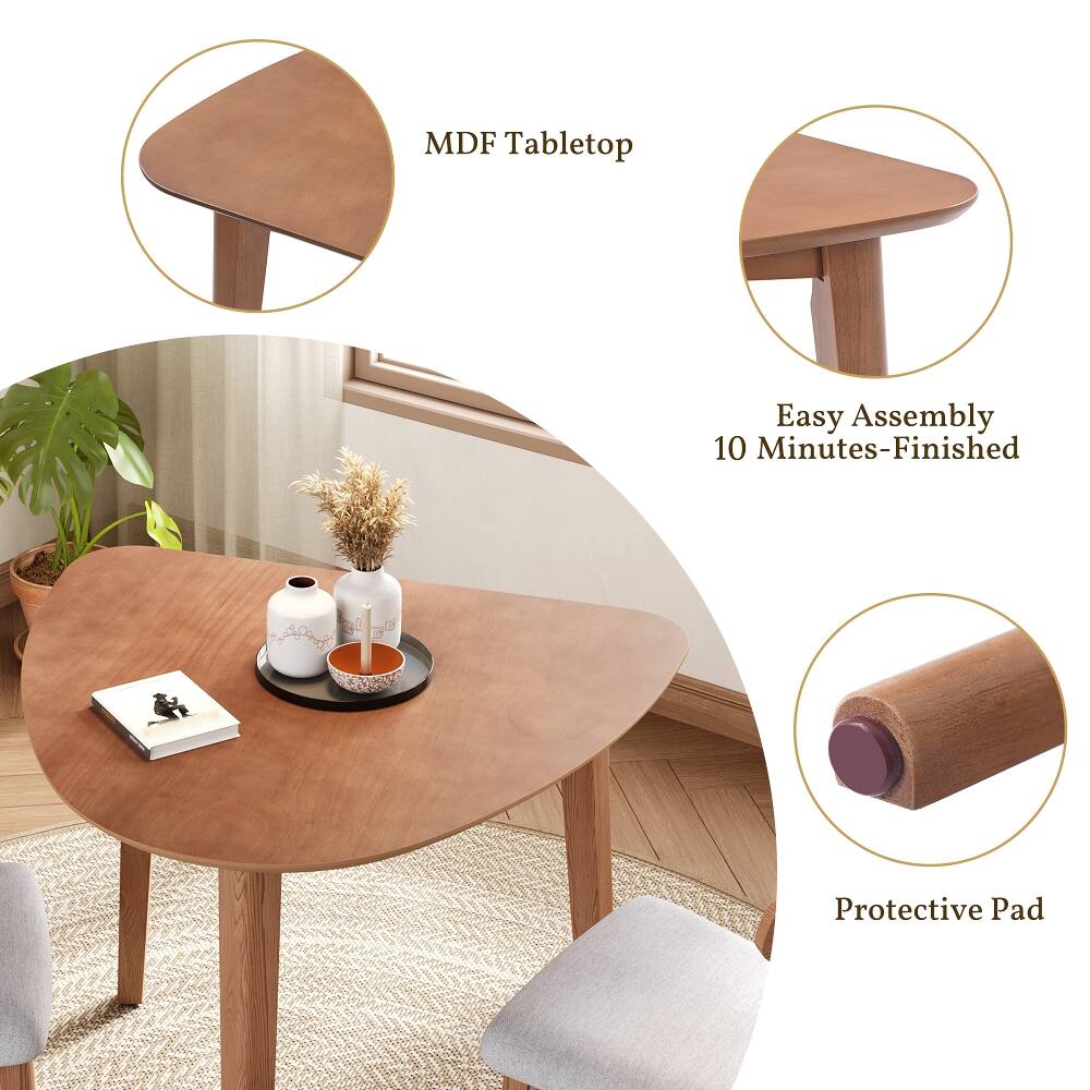 MDF Tabletop  
Easy Assembly 10 Minutes-Finished  
Protective Pad