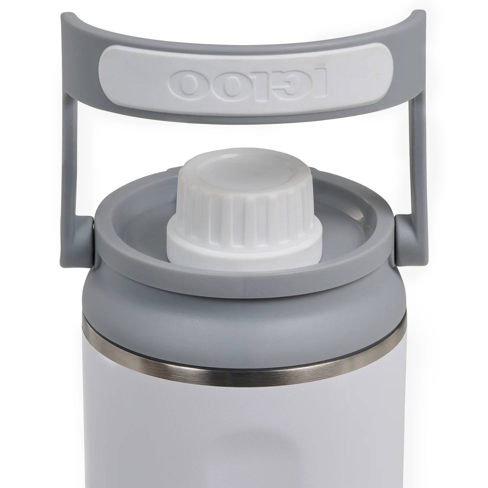 Alt View 4. Igloo - IGLOO 36 oz. Twist ‘n’ Chug Stainless Steel Bottle, White - White.