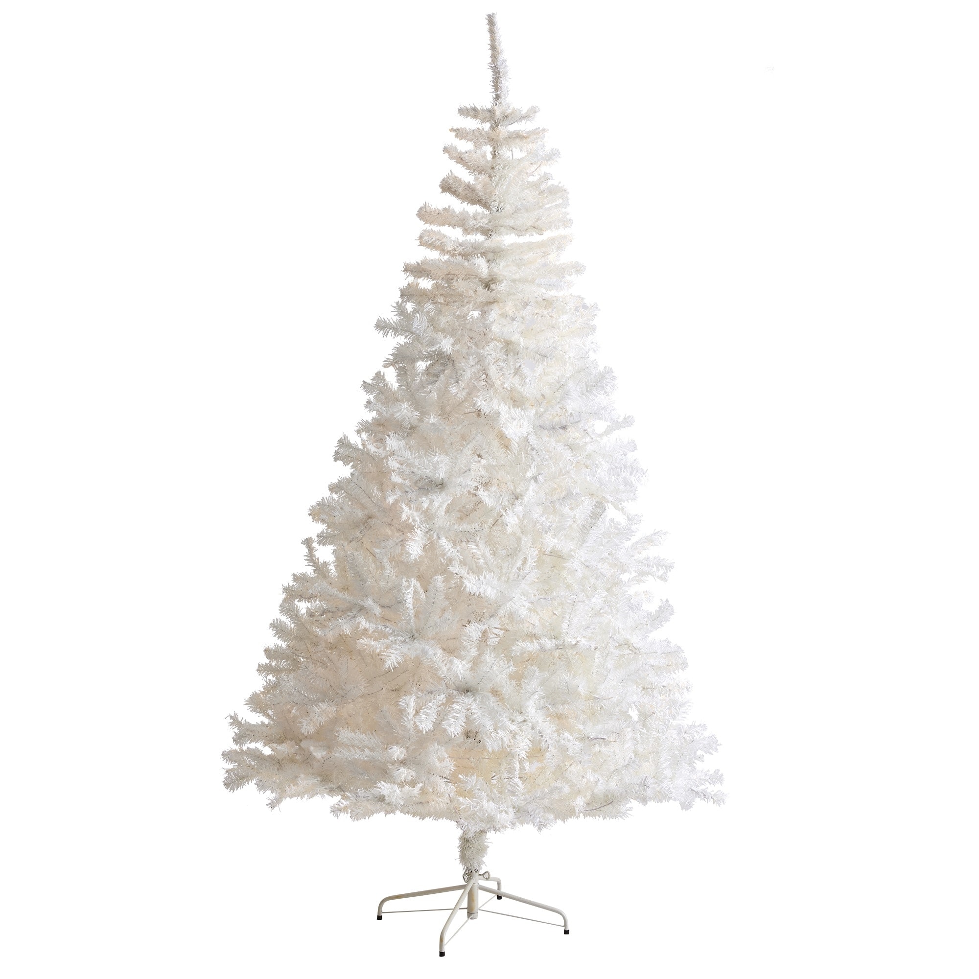 BreeBe - 8' Artificial Christmas tree with 1500 tips - White