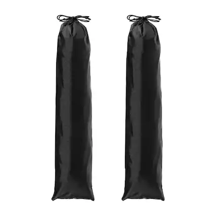 Front. Unique Bargains - Tripod Case Bag, Nylon Tripod Storage Bag, Long Foldable Monopod Compact Carrying Organizer Pouch, 31x6In & 2pcs - Black.