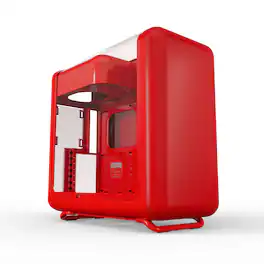 HYTE - X50 Modern Performance ATX Mid-Tower PC Gaming Case - Wild Cherry