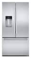 JennAir - Rise 23.84 Cu. Ft. French Door Counter Depth Refrigerator with External Dispenser - Stainless Steel