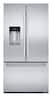 JennAir - Rise 23.84 Cu. Ft. French Door Counter Depth Refrigerator with External Dispenser - Stainless Steel