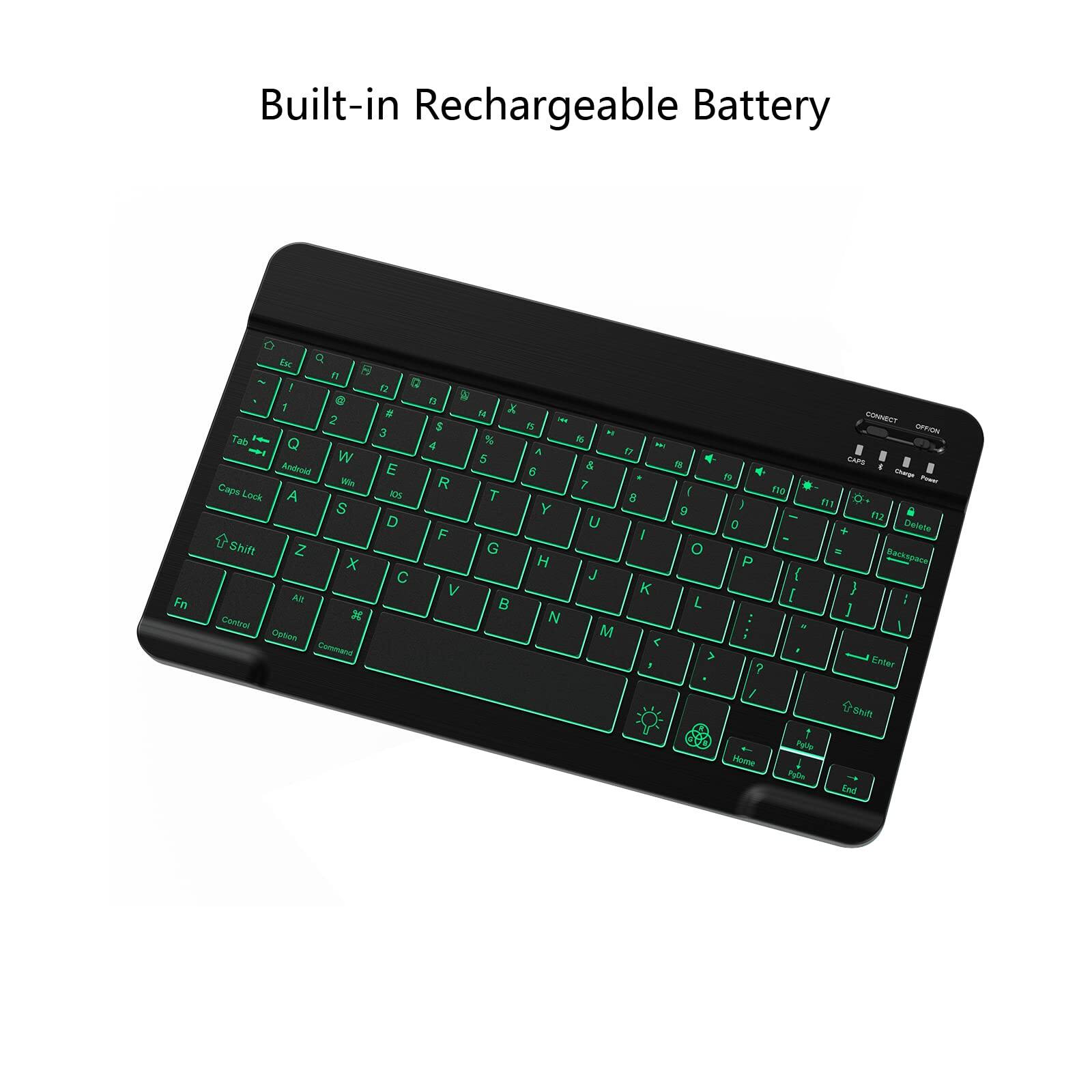 Built-in Rechargeable Battery

Fn Ex a F R 1 . B a 1 x 2 9 2 $ 3 Tab - Q 4 % - W 5 Androld E Wi R Capa Lock A ICN T S D F Shift Z G x C V Alt Contral x Oplian Command CONNECT I untu " E F . A 17 A -S & IR . 6 F + -aas - 7  1 8 1 O. Y 9 1 U - P 0 Delete I + - o - Backspace H P J ( K I ) L : N : 1 - I M . < > . 5 Enter I Shift 1 n Maioe I Page fod
