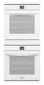 Whirlpool - 24 in. Built-In Double Electric Convection Wall Oven with WiFi - White