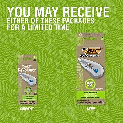 YOU MAY RECEIVE EITHER OF THESE PACKAGES FOR A LIMITED TIME

CURRENT
BIC Revolution
2 Strong Tear-Resistant
Salad Tongs

NEW!
BIC ECOlUTIONS
2 Strong Tear-Resistant
Salad Tongs
56°
Salad Tongs Included in Package