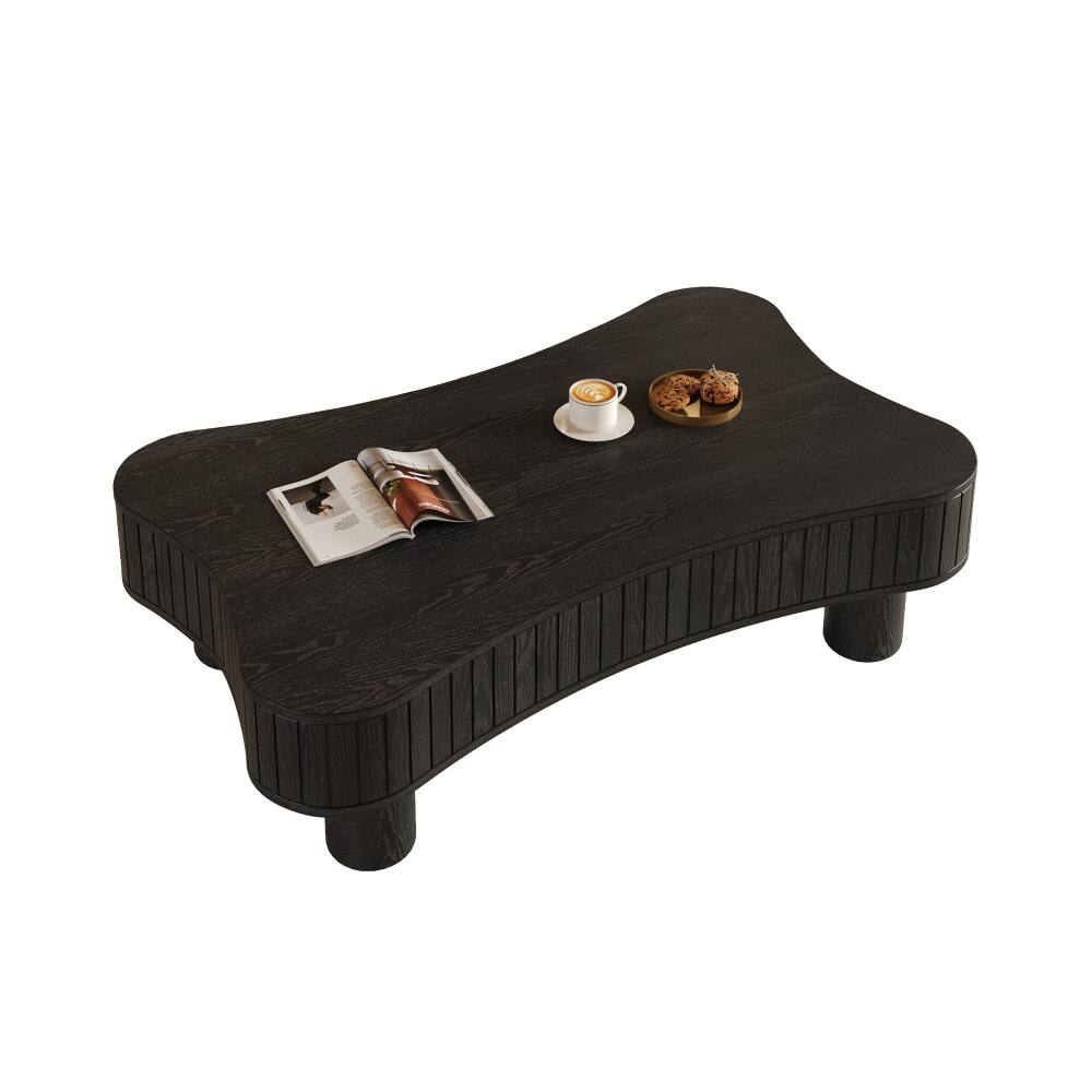 Alt View 9. Loheer - Loheer Black Lift Top Coffee Table with Hidden Storage 42 Inch - Black.