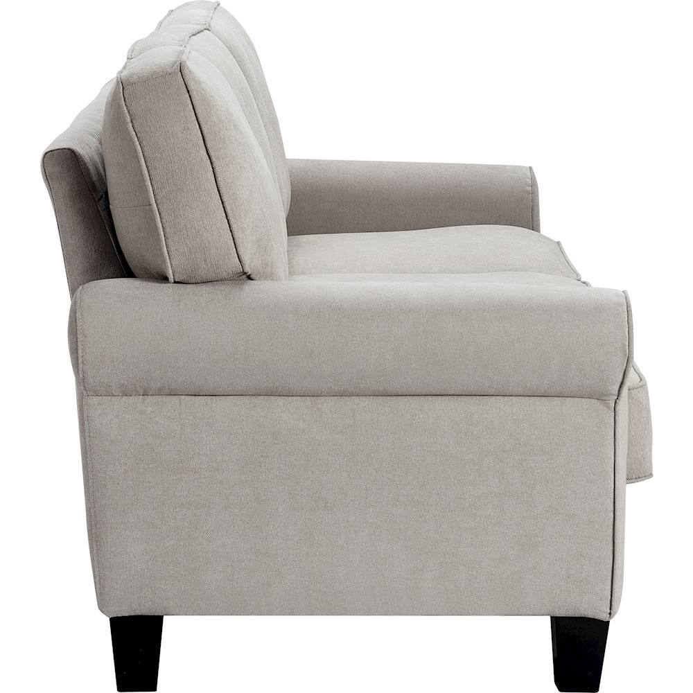 Alt View 15. Serta - Copenhagen 3-Seat Fabric Sofa - Light Gray.