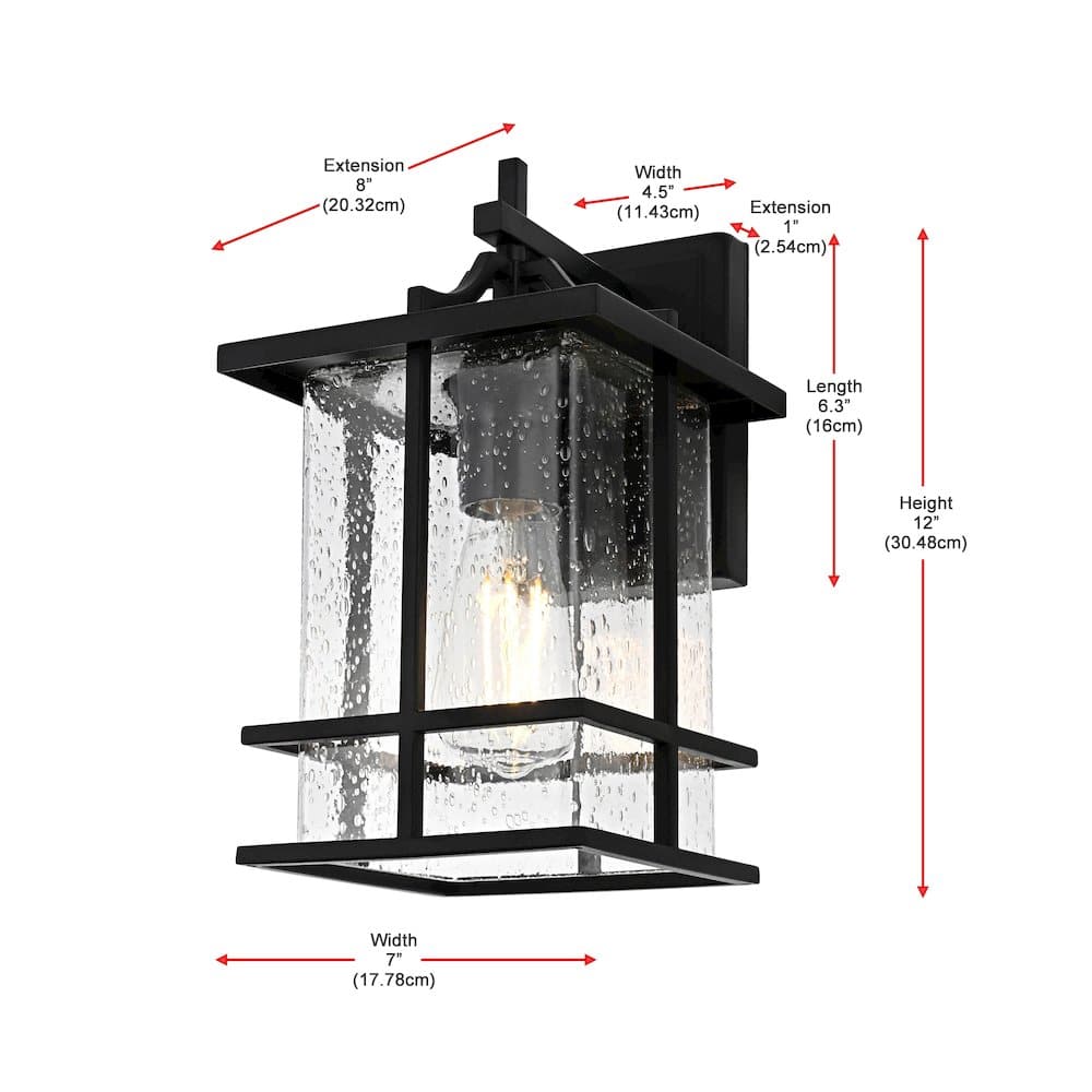 Elegant Lighting - Miller 7 inch Outdoor Pendant - Black price history on PriceWatchPro