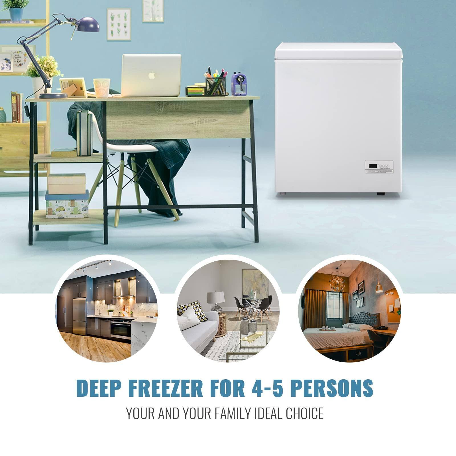 DEEP FREEZER FOR 4-5 PERSONS  
YOUR AND YOUR FAMILY IDEAL CHOICE