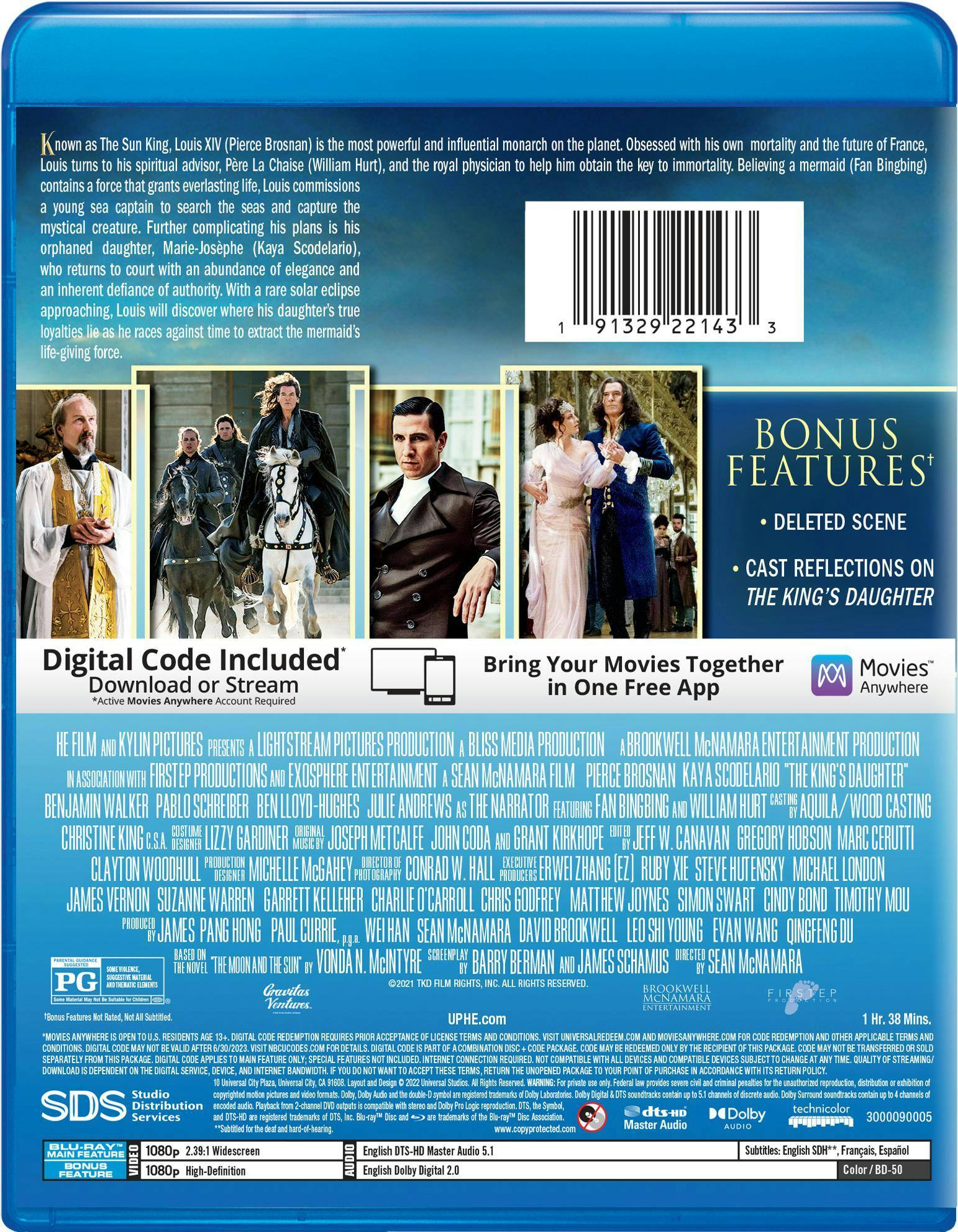 Back. The King's Daughter   - BLU-RAY.