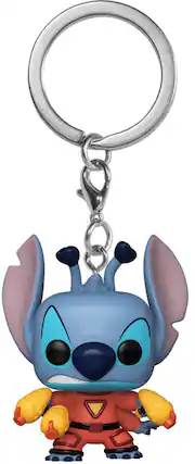 Front. Funko - Funko Pocket POP! Keychain: Lilo & Stitch - 626 Stitch (Disney) - COLLECTIBLES - Multicolor.