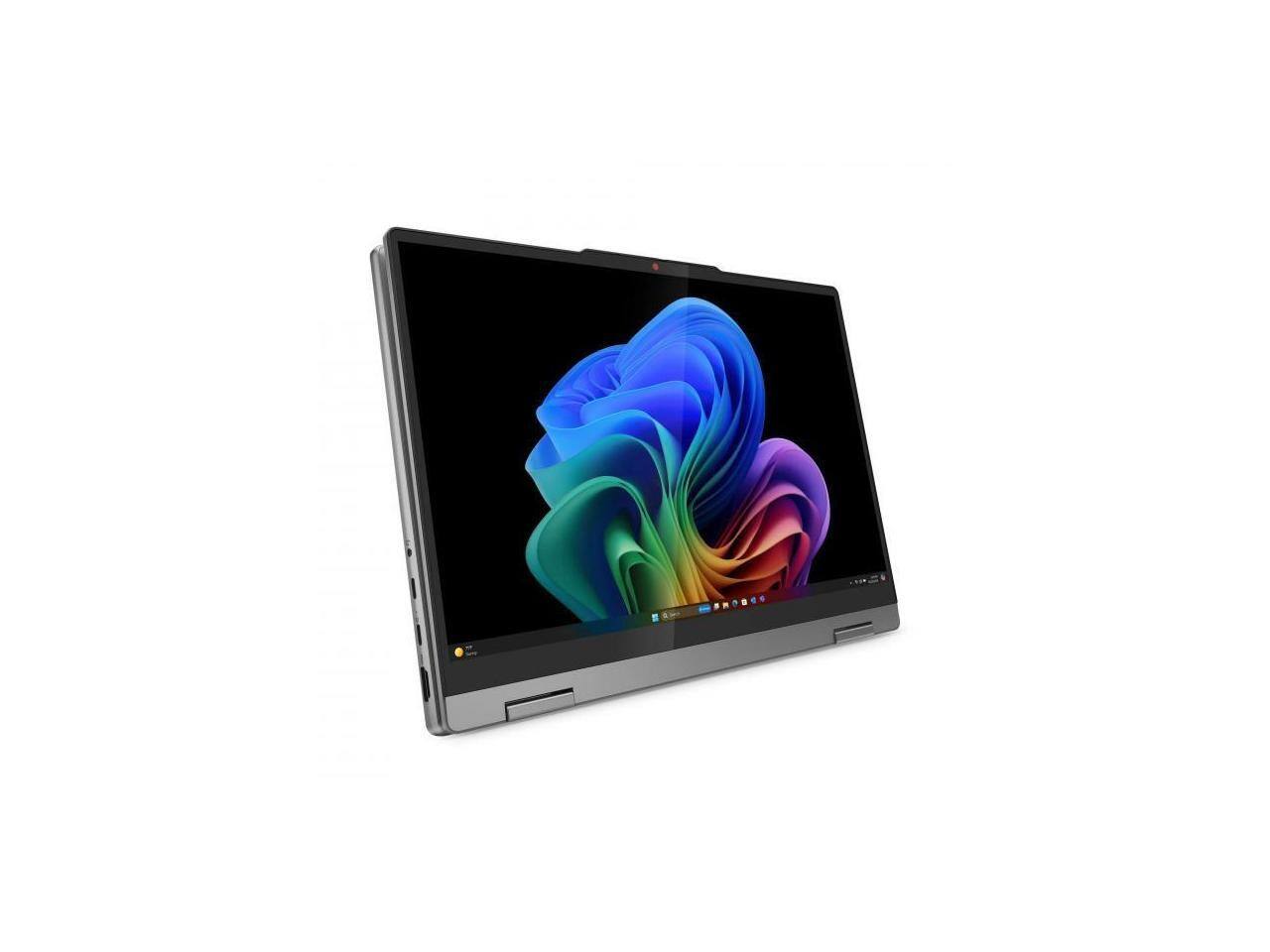 Alt View 4. Lenovo - Lenovo IdeaPad 5 2-in-1 14" Touch - Snapdragon X1P-42-100 3.4GHz - 16GB - 1TB SSD - Windows 11 - Adreno GPU - Wi-Fi 7 - Gray.