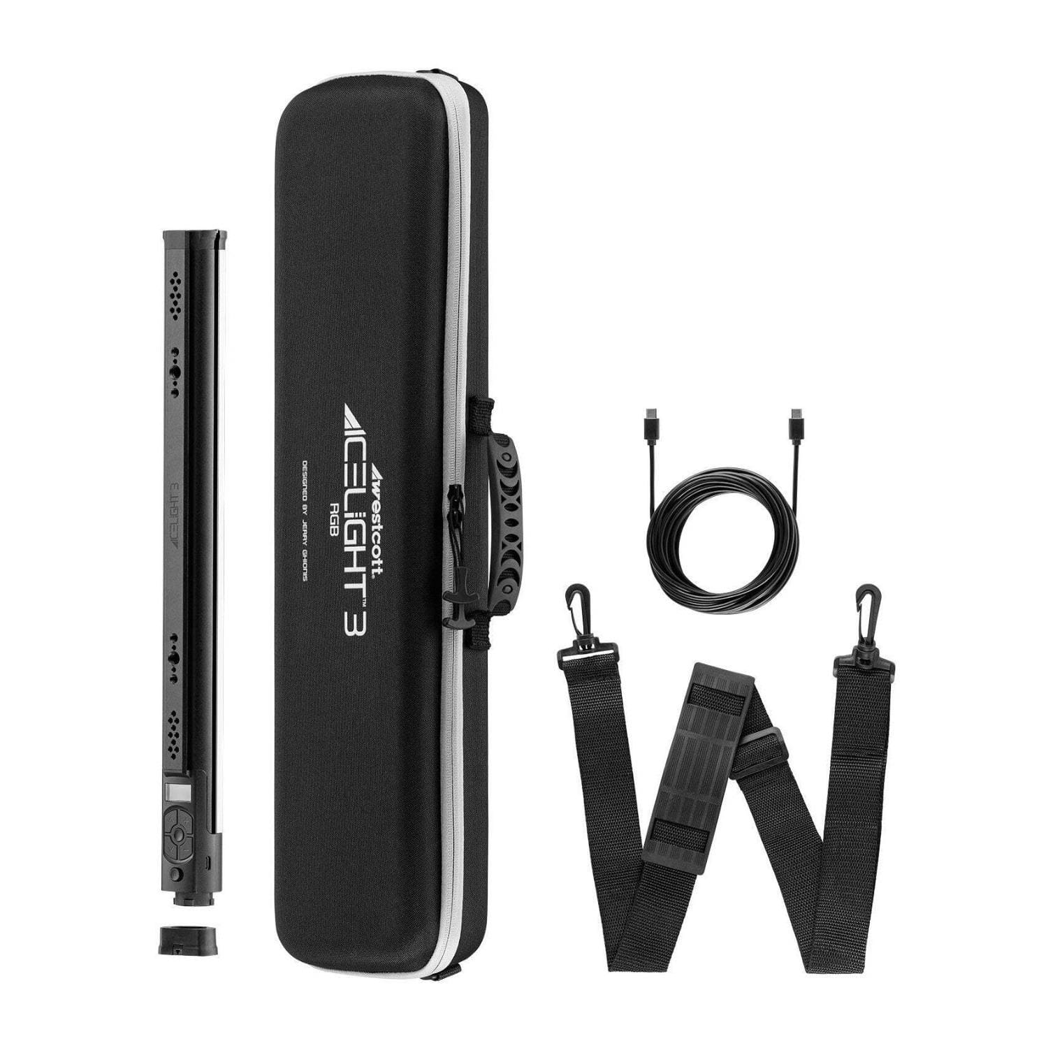 Westcott - Ice Light 3 RGBWW LED Kit with AC Power and Silent Operation