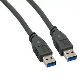 Sanoxy - 15ft USB 3.0 SuperSpeed A Male to A Male Cable - Black