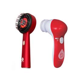 Pursonic - Red Light LED Scalp & Hair Therapy Brush & Advanced Facial Cleansing