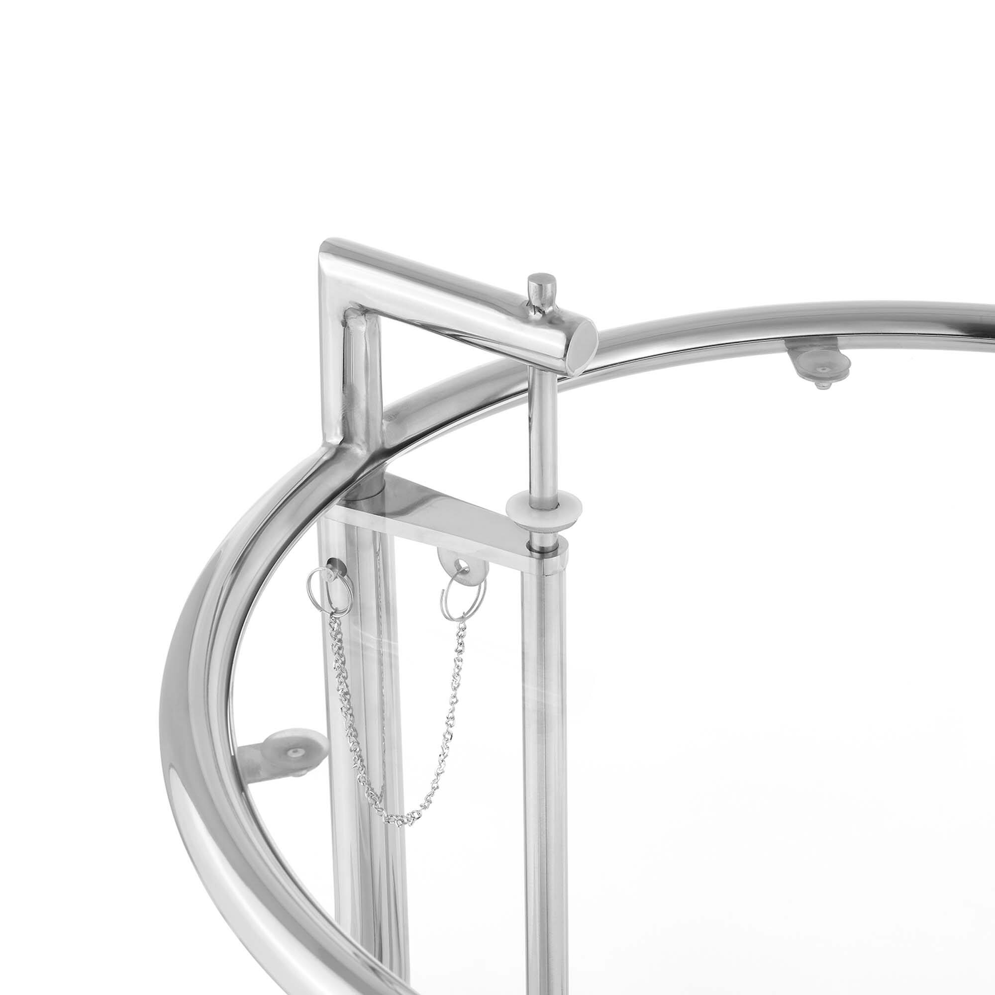 Alt View 6. Modway - Eileen Gray Metal Side Table by Modway - Silver.