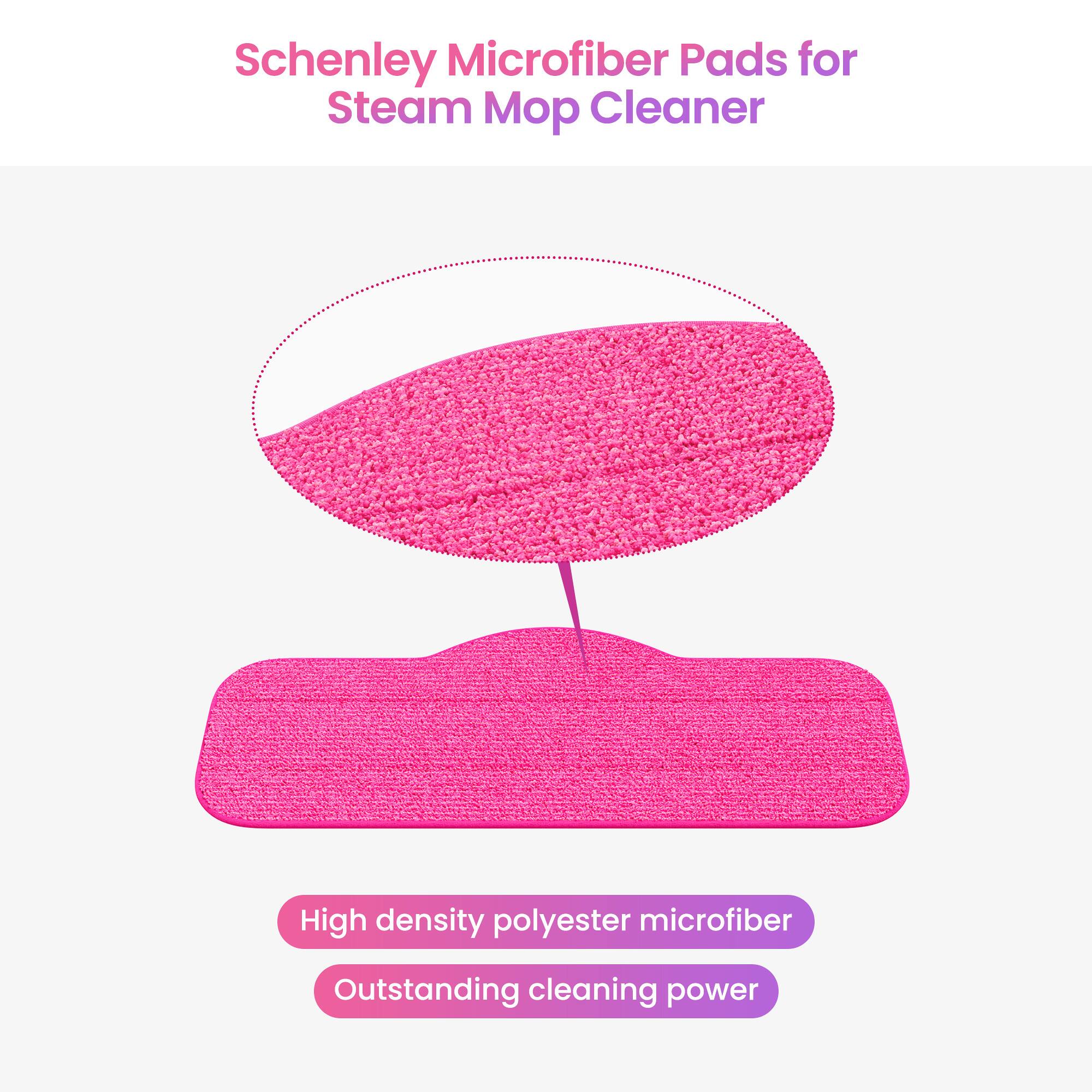 Schenley Microfiber Pads for Steam Mop Cleaner

High density polyester microfiber

Outstanding cleaning power