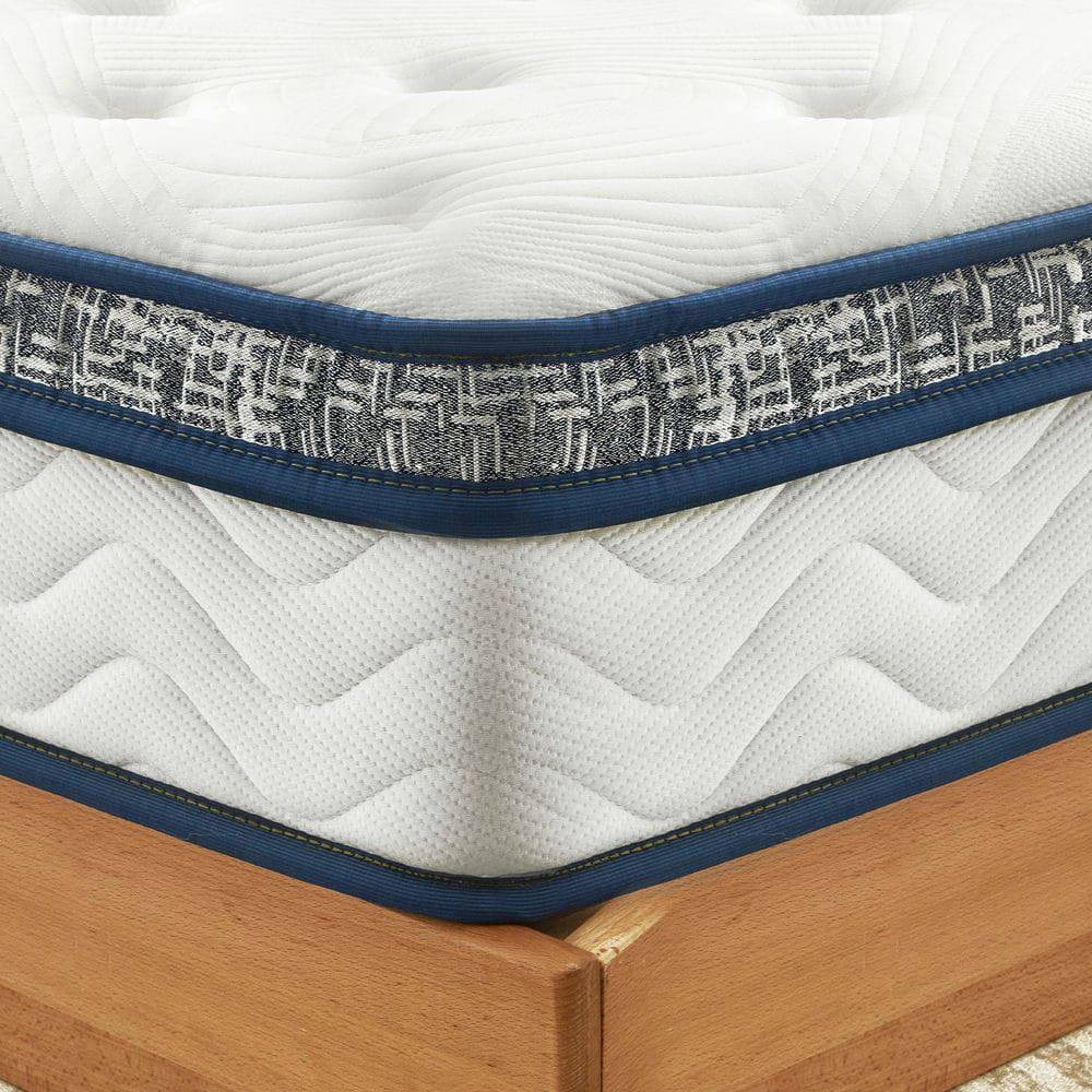 Alt View 5. Kadyn - 12 Inch Hybrid Mattress in a Box, Individual Pocket Spring Bed Mattress, Medium Firm Mattress - White.