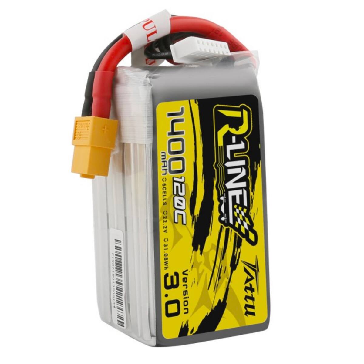 UL Didge mAh C6CELLS 6S 22.2V 120C 31.08Wh 3.0 Version  
R-LINE Tattu